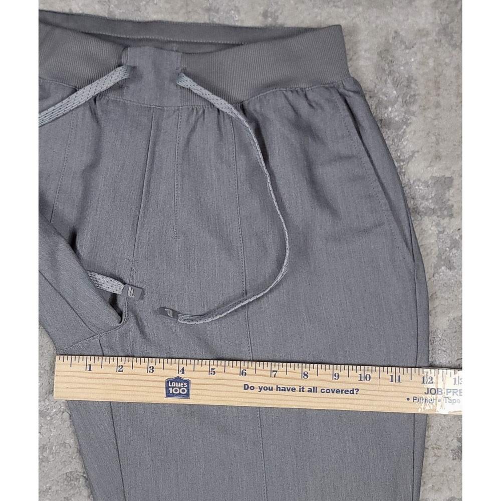 Fabletics Women's Gray Split Hem Scrub Drawstring… - image 6